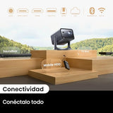 Hisense C2 - Mini Proyector Laser UHD 4K Smart TV, de 65 a 300 Pulgadas, 2000 Lumen, Dolby Vision Atmos, Audio JBL con Subwofer, Fuente Laser Tricolor, Zoom Digital, Autoenfoque, Contraste 1700:1