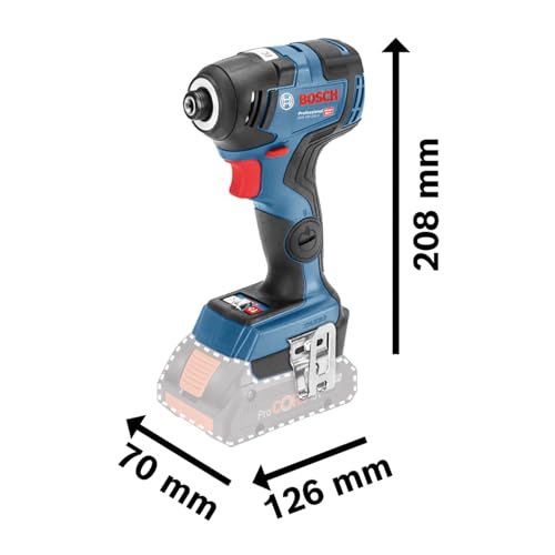 Bosch Professional 18V System GDR 18V-200 + GSR 18V-55 - Set atornillador de impacto + atornillador a batería (2 baterías 4.0 Ah, en maletín)