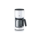 Braun, 1000 W, 10 Cups, Acrylonitrile Butadiene Styrene, Blanco