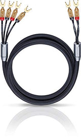 Oehlbach XXL Fusion Four - Cable para Altavoces (2 x 5 m), Color Negro