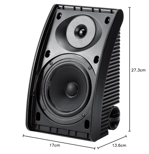 Yamaha NS-AW 392 - Altavoces Intemperie, Color Negro