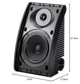 Yamaha NS-AW 392 - Altavoces Intemperie, Color Negro
