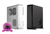 SilverStone SST-FTZ01S - Carcasa de Ordenador Fortress Mini-ITX para Juegos de Alto Rendimiento, Plata