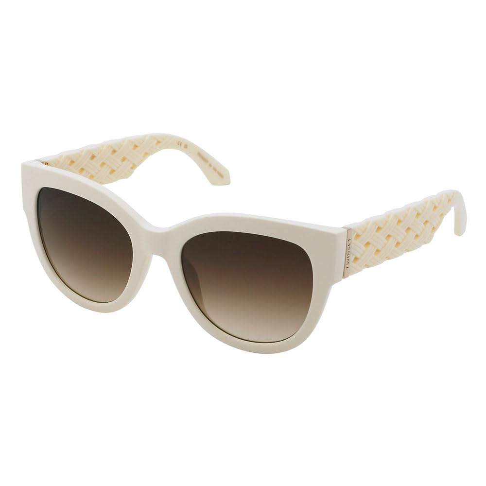 Twinset, SUNGLASSES, STW103-54-09ZQ, SHINY FULL IVORY, Female