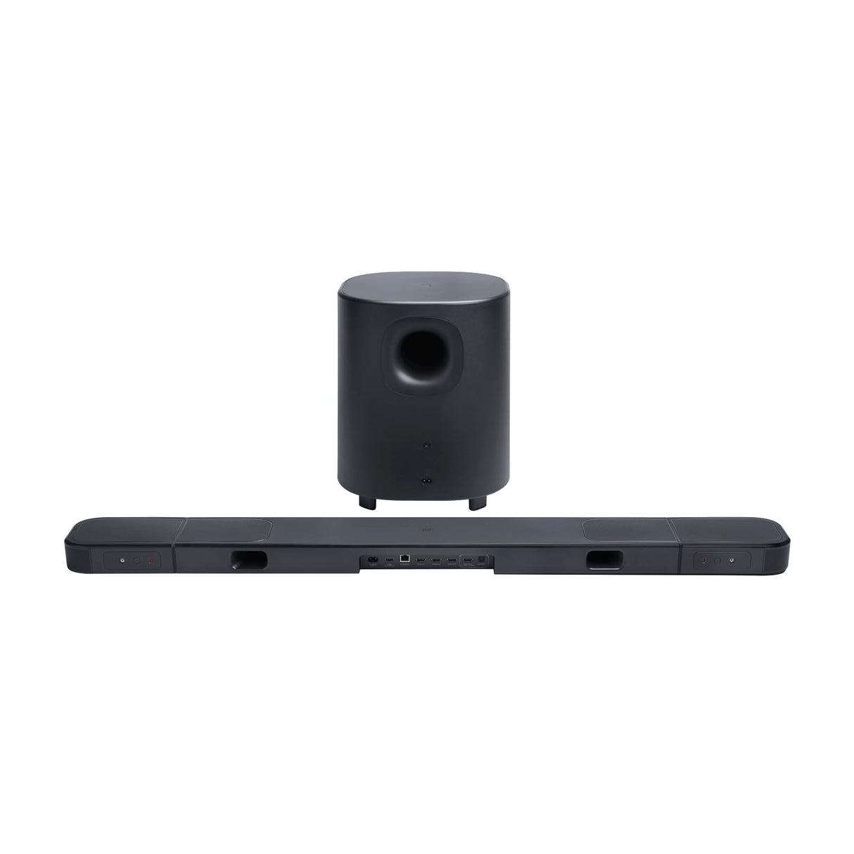 JBL Bar 1000 MK2, Barra de Sonido Bluetooth 7.1.4 para TV con Altavoces Desmontables, subwoofer de 10", Sonido Envolvente Dolby Atmos y DTS:X, HDMI eARC, Wi-Fi, PureVoice 2.0 y MultiBeam 3.0, Negro