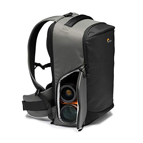 Lowepro Flipside BP 400 AW III Mochila para Cámara Sin Espejo y DSLR - gris oscuro - acceso posterior - acceso lateral - Divisores Ajustables - para Cámaras como Sony α7 - LP37353-PWW