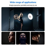 NEEWER Reflector de Montaje Bowens de Metal de 55 cm con difusor Blanco, Rejilla de Panal para luz de Video estroboscópica Compatible con Godox AD600 NEEWER CB60 Q4 Vision 4 S101 Series, NK-NARC22