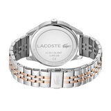 Lacoste Reloj Analógico de Cuarzo para Hombre Colección Vienna con Correa de Acero Inoxidable Bicolor - 2011048