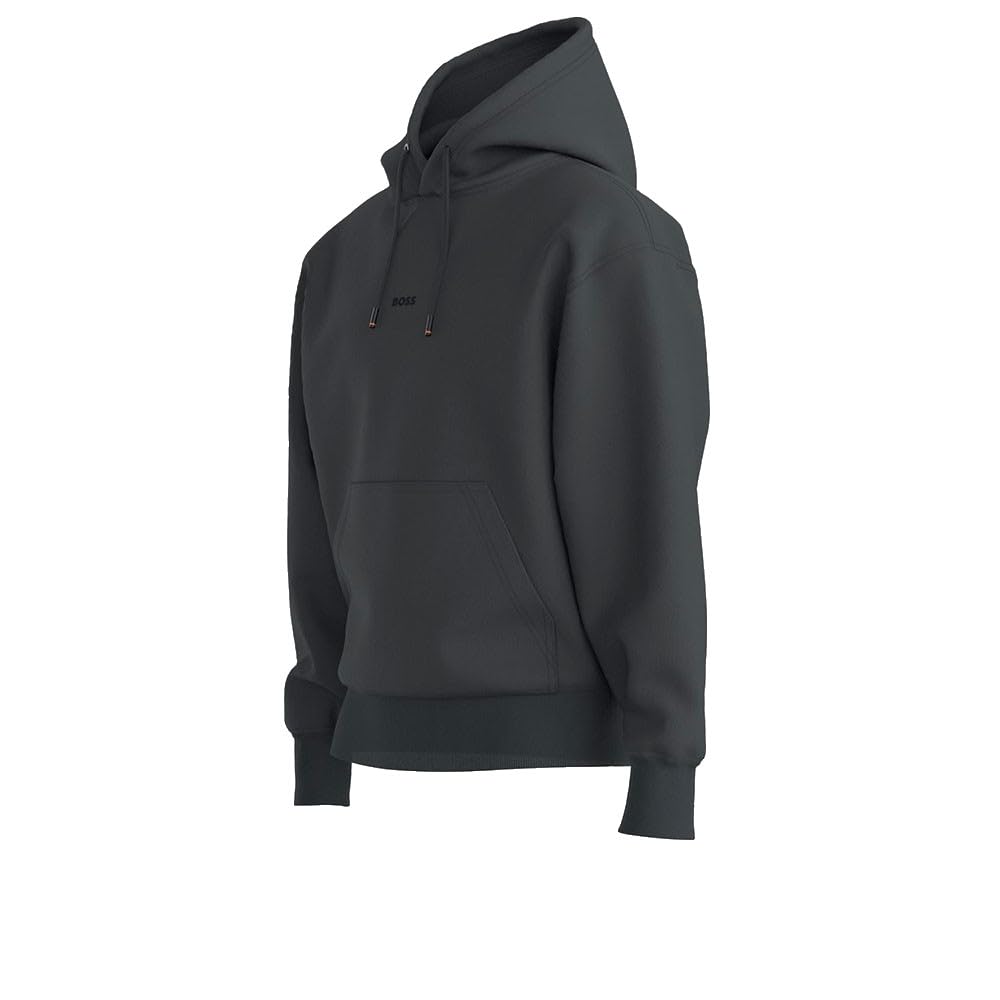 BOSS Wesmallhood Sudadera, Gris Abierto, L para Hombre