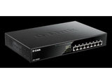 D-Link DGS-1008MP – Switch PoE Gigabit 8 puertos LAN, no gestionable layer 2, de 30 W por puerto y capacidad total de hasta 140 W, enrackable, 11” de ancho, 1U de altura
