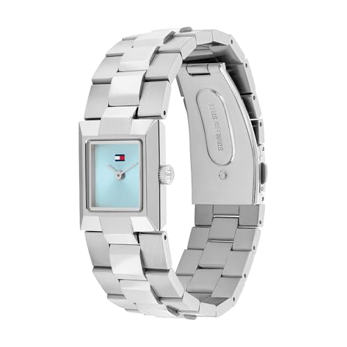 Tommy Hilfiger Reloj De Movimiento De Cuarzo De Dos Manecillas para Mujer con Correa de Acero Inoxidable Plateada - 1782797
