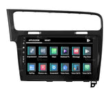 Radio de Coche para Volkswagen Golf 7 Negro Android GPS Bluetooth WiFi USB Dab+ Touchscreen 10" 8core Carplay AndroidAuto