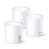 TP-Link Deco X60(3-Pack) V3.20- Sistema Wi-Fi 6 Mesh AI AX5400,Cobertura WiFi de 650 m2, 2xPuerto Gigabit, Fácil Instalación, Control Parental,WPA3, Compatible con Routers de Fibra