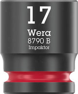 Wera 05005530001 8100 SB 12 Juego de carraca Zyklop Comfort, palanca de conmutación, con arrastre de 3/8", métrico, 16 piezas