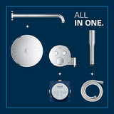 GROHE Precision SmartControl - Conjunto de ducha mural Vitalio Joy 260, Cromo, 34878000