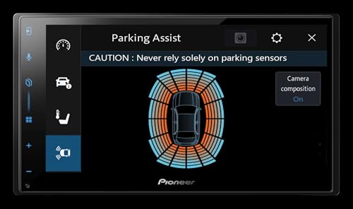 Pioneer SPH-DA97DAN-UNI Centro Multimedia 1DIN, Panel Táctil Capacitivo de 9.0 Pulgadas con Wi-Fi, Bluetooth, Apple CarPlay, Android Auto y Dab+, Antena Dab