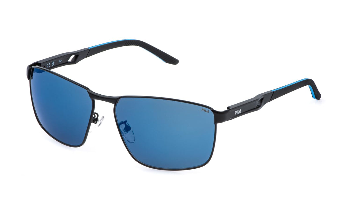Fila, SUNGLASSES, SFIA08-63-531B, TOTAL SEMI MATT BLACK, Male