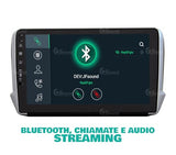 Radio de Coche para Peugeot 2008 208 Android GPS Bluetooth WiFi USB Dab+ Touchscreen 10" 8core Carplay AndroidAuto