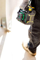 STANLEY FATMAX FMHT77448-1 - Nivel láser giratorio verde, 600 m, vial 360°, incluye detector