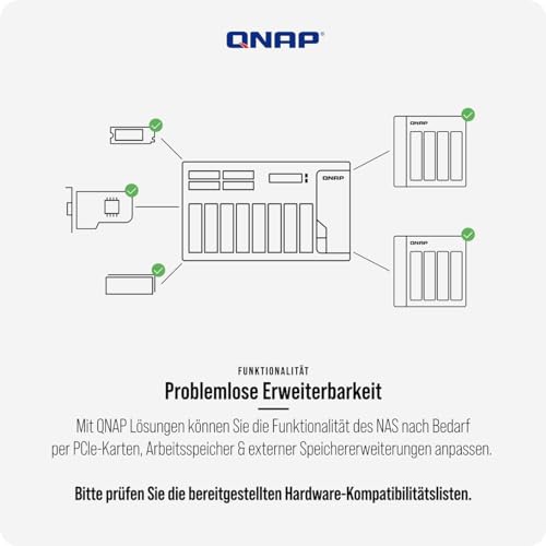 QNAP TS-H1277AXU-RP NAS Rack (2 U) Ethernet/LAN Noir E-2136