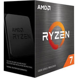 AMD Ryzen 7 5800X Procesador (8 núcleos/16 threads, 105W DTP, Socket AM4, 36 MB Caché, Reloj de aumento máx. hasta 4,7Ghz, no cooler)