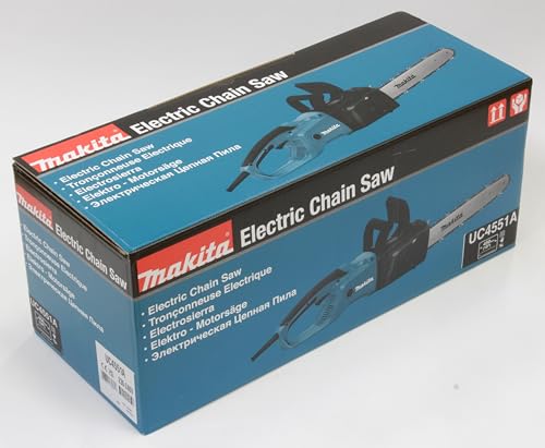 Makita UC4551A - Sierra eléctrica (76,2/8 mm (3/8"), Negro, Azul)