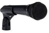 Shure PGA58 Micrófono dinámico: micrófono Vocal de Mano con Interruptor de Encendido/Apagado, Conector XLR de 3 Pines, Cable de 15 'XLR a QTR, Adaptador de Soporte y Punta de Cremallera (PGA58-QTR-E)