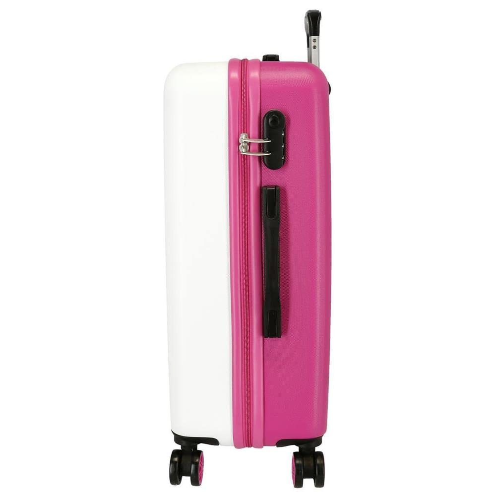 Disney Have a Good Time Minnie So Beautiful Juego de Maletas Rosa 55/65 cms Rígida ABS Cierre de combinación Lateral 56L 6 kgs 4 Ruedas Dobles Equipaje Mano