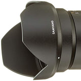 Samyang F1312906101 - Objetivo para vídeo VDSLR para Sony E (Distancia Focal Fija 35mm, Apertura T1.5-22 AS UMC II, diámetro Filtro: 77mm), Negro