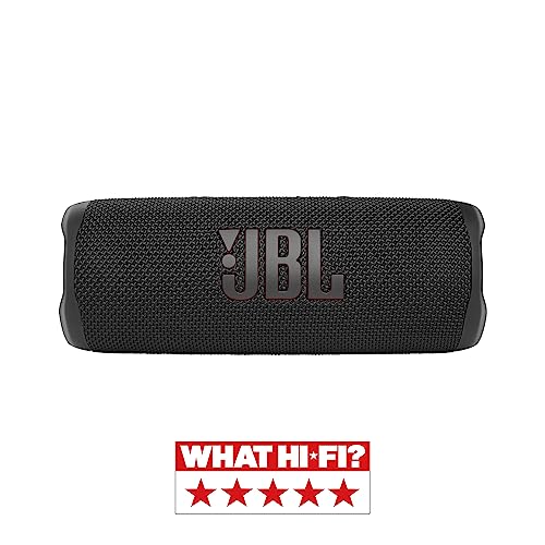 JBL Altavoz Bluetooth portátil Flip 6 Altavoz resistente al agua y al polvo IPX67, compatible con JBL PartyBoost, hasta 12h de batería, negro