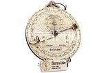 Dreipunkt Verlag Maqueta de astrolabio Deluxe Edition: maqueta de madera noble de astrolabio