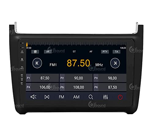 Radio de Coche para Volkswagen Polo Android GPS Bluetooth WiFi USB Dab+ Touchscreen 9" 8core Carplay AndroidAuto