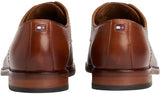 Tommy Hilfiger Zapatos Derby Hombre Thunit de Piel, Marrón (Winter Cognac), 42