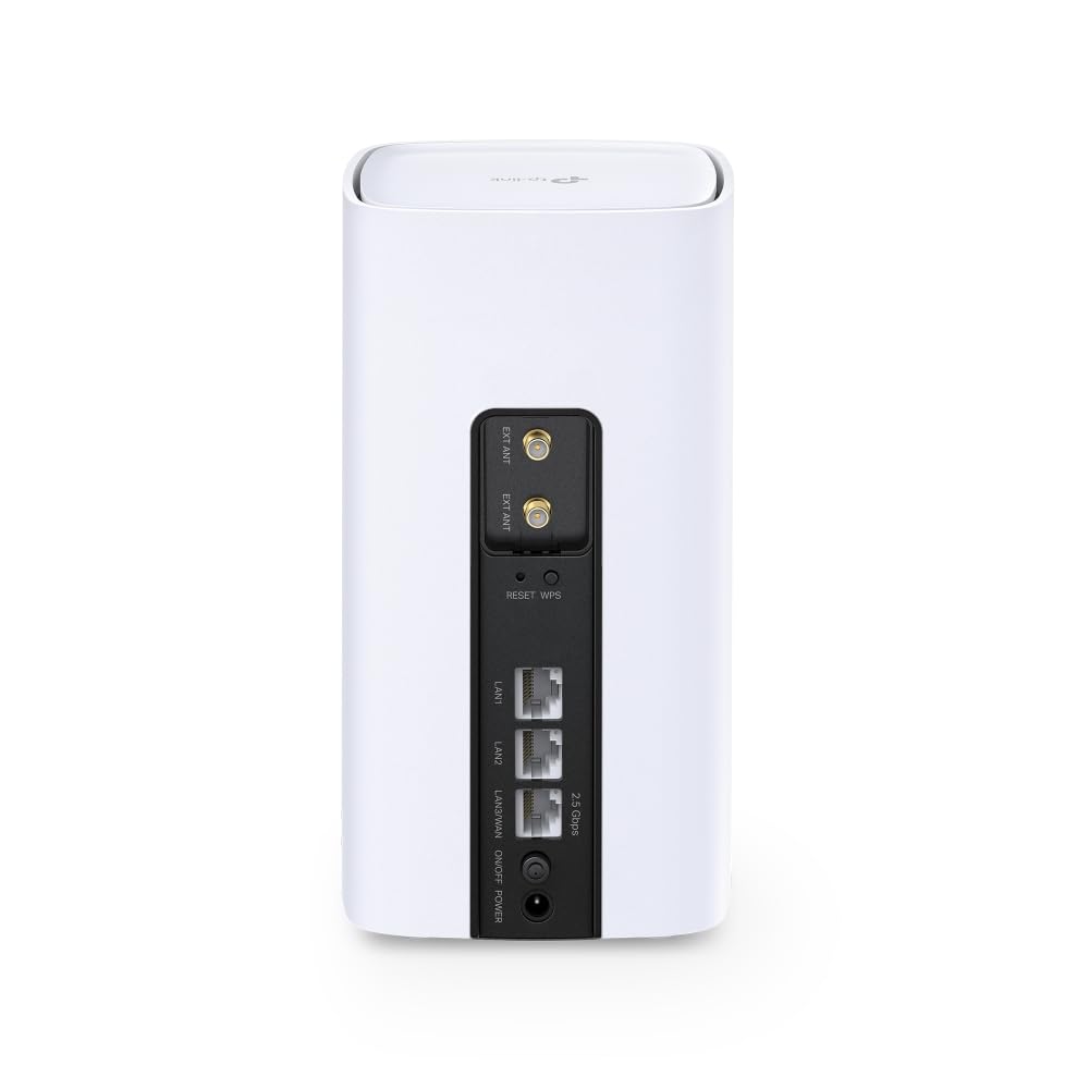 TP-Link Archer NX600 5G Router Wi-Fi 6 AX3600Mbps de Banda Dual, Puerto WAN/LAN 2.5G + 2× Puertos LAN Gigabit, Plug & Play, 4K-QAM, 8×5G/LTE, 2× Antenas Wi-Fi Internas, EasyMesh, HomeShield.