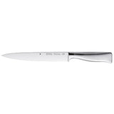 WMF Grand Gourmet - Juego 6 Piezas, 4 Cuchillos con Hoja Insertada de Acero Templado Completamente Forjado y Tijeras Multiusos con Soporte FlexTec de Acero Inoxidable