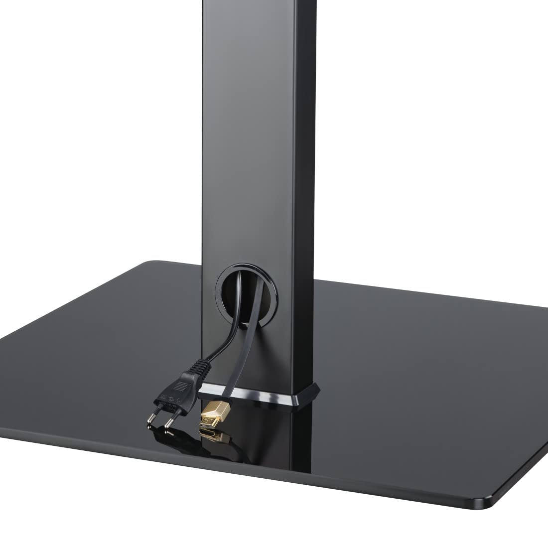 Hama | Soporte de pie para TV de 37 a 55" (Soporte de Carga máxima de 30kg, VESA de 100 x 100 hasta 400 x 400, Pantallas de hasta 140cm) Negro