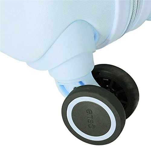 Enso Balloons Maleta de Cabina Turquesa 40x55x20 cms Rígida ABS Cierre TSA Integrado 37L 3,22 kgs 4 Ruedas Dobles Equipaje Mano