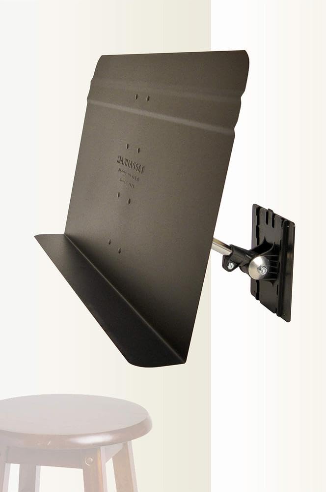 Con función de atril de pared Manhasset - negro