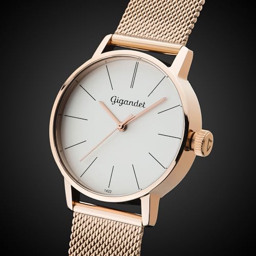 Gigandet Reloj Analógico para Mujeres de Cuarzo japonés con Correa en Acero Inoxidable 15VNAG43NE/008