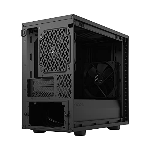 Fractal Design Define 7 Nano Black Brushed Aluminum/Steel Mini ITX Silent Solid Nano Tower Computer Case