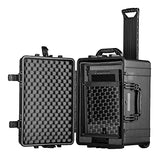 Ikan PT3500-HB-TK - Telefono con funda rígida (15"), color negro
