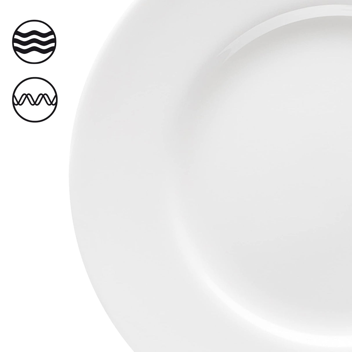 Rosenthal 61040-800001-18735 - Juego de café de Porcelana (18 Piezas), Color Blanco