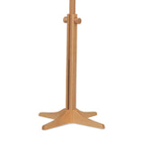 K&M 116/1 Atril de madera - madera maciza de haya color natural - atril extensible de 71,5 a 122,5 cm