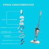 BLACK+DECKER Fregona de vapor 2 en 1 con guante limpiador de mano SteaMitt y 11 accesorios, BHSM166DSM-QS