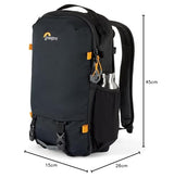 Lowepro Trekker Lite BP 150, Mochila para Cámara, con Inserto Extraíble, con Sistema de Correas para Accesorios, Negro, para Cámara Sin Espejo, Compatible con Sony Alpha 6000, Negro