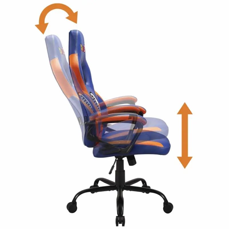 Subsonic Dragon Ball Z Silla de Metal para Videojuegos, Azul