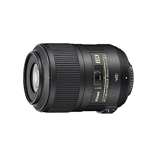 Nikon AF-S DX Micro 85mm F3.5 G ED - Objetivo con Montura para Montura F de Nikon (Distancia Focal Fija 127.5mm, Apertura f/3.5, estabilizador de Imagen)