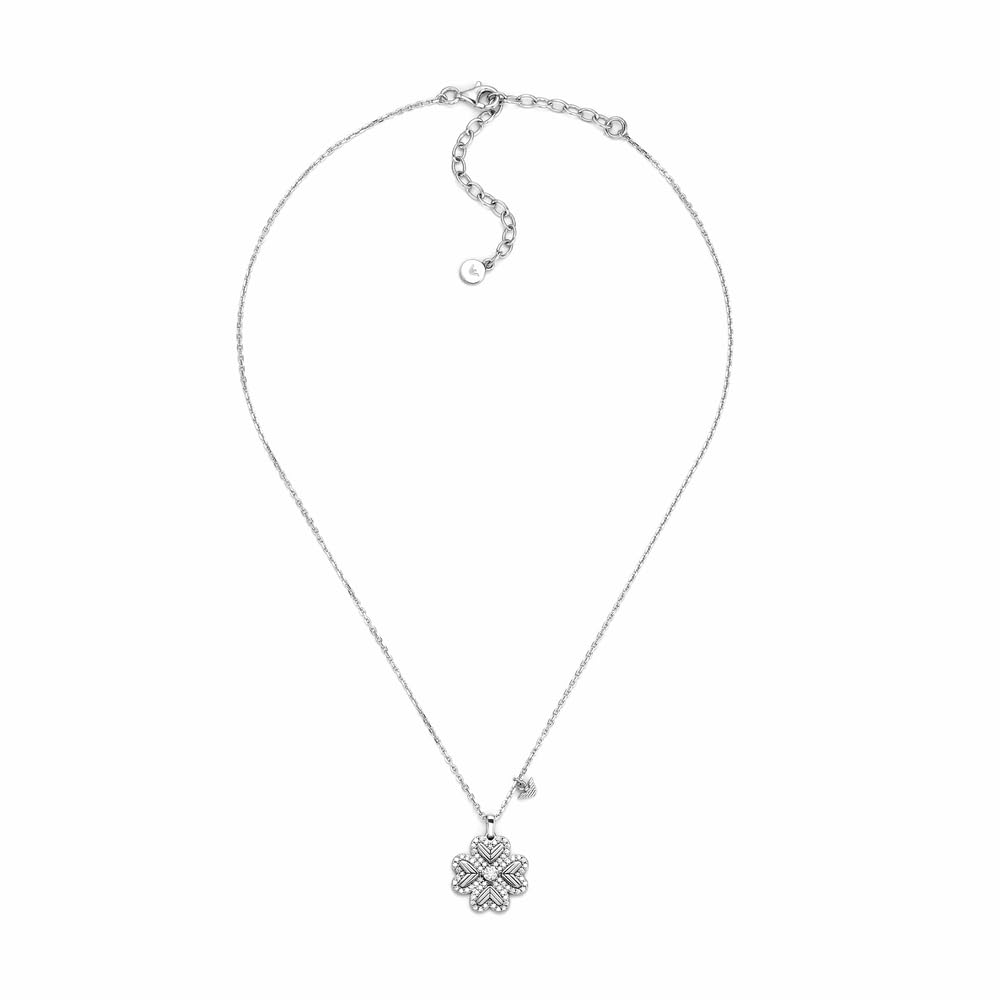 Emporio Armani Collar de plata de ley con cierre de langosta para mujer