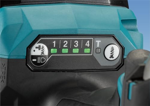Makita TD003GA202 - Atornillador de impacto inalámbrico (40 V, máx. 2,0 Ah, 2 baterías y cargador)