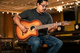 ORTEGA Performer Series Concert Guitar 44 Mástil delgado Tapa de abeto y Preamp y funda RCE238SN-FT